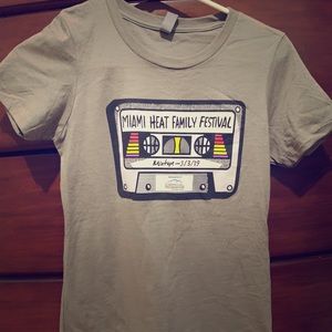 Miami heat green tee